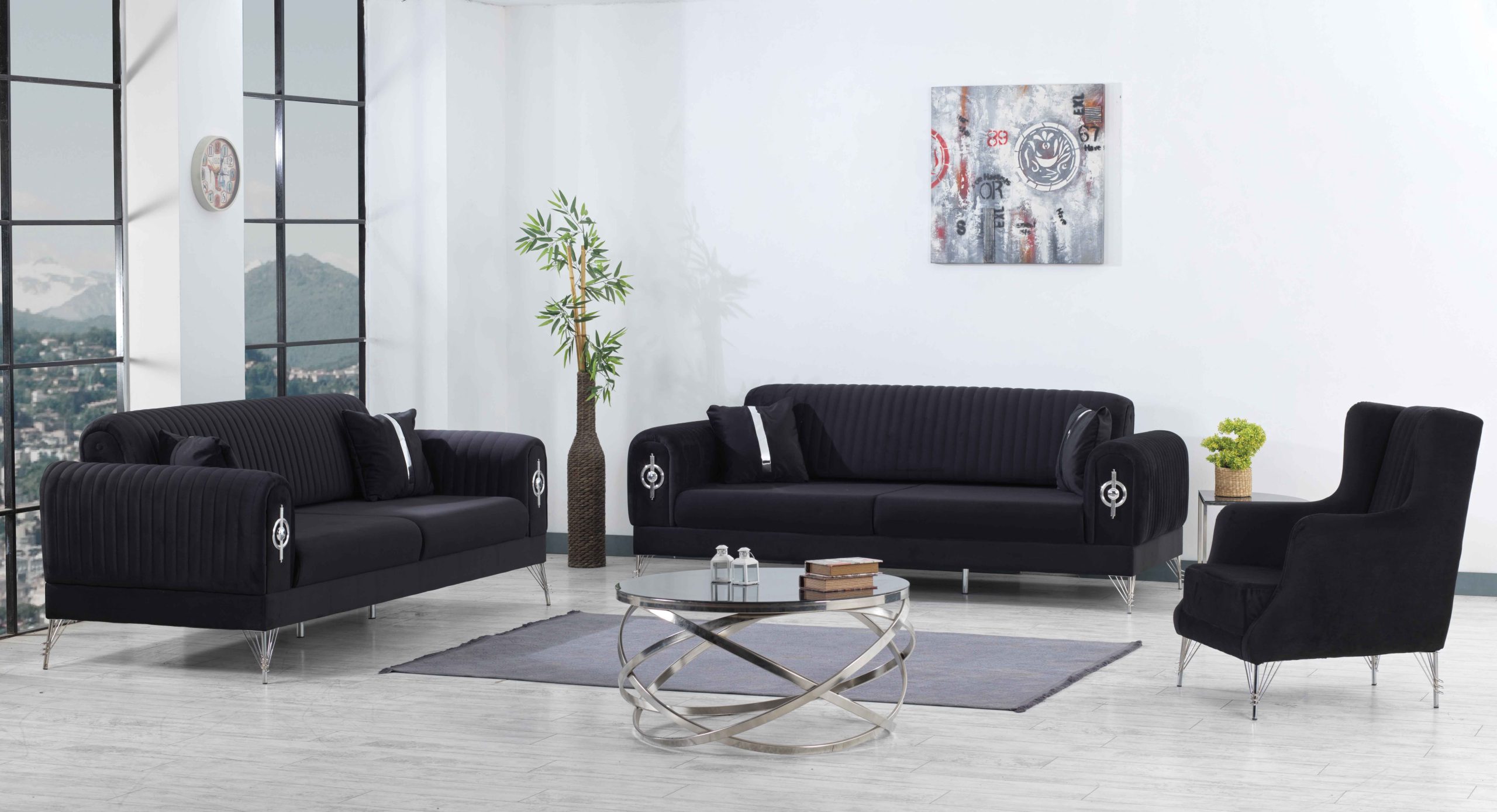 Gina Puma 100 Svart Silverben