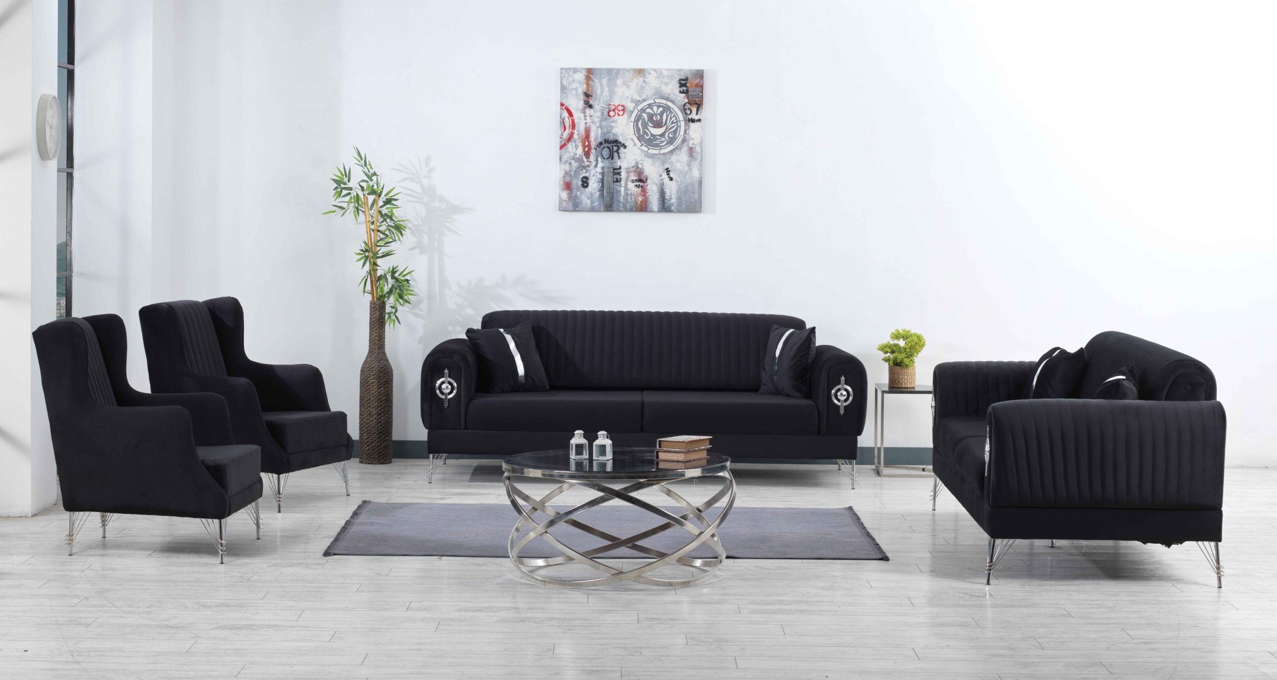 Gina Puma 100 Svart Silverben